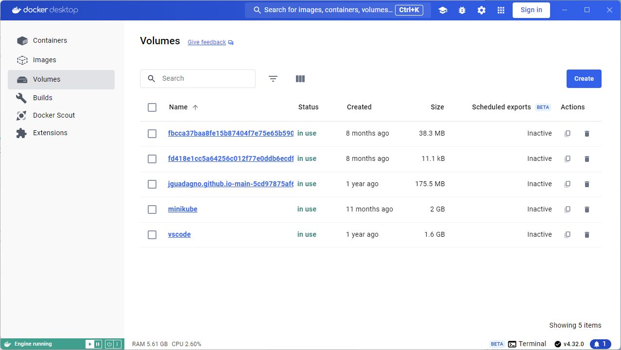 Docker Volume Location