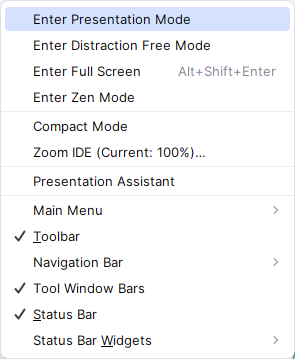 Appearance Menu
